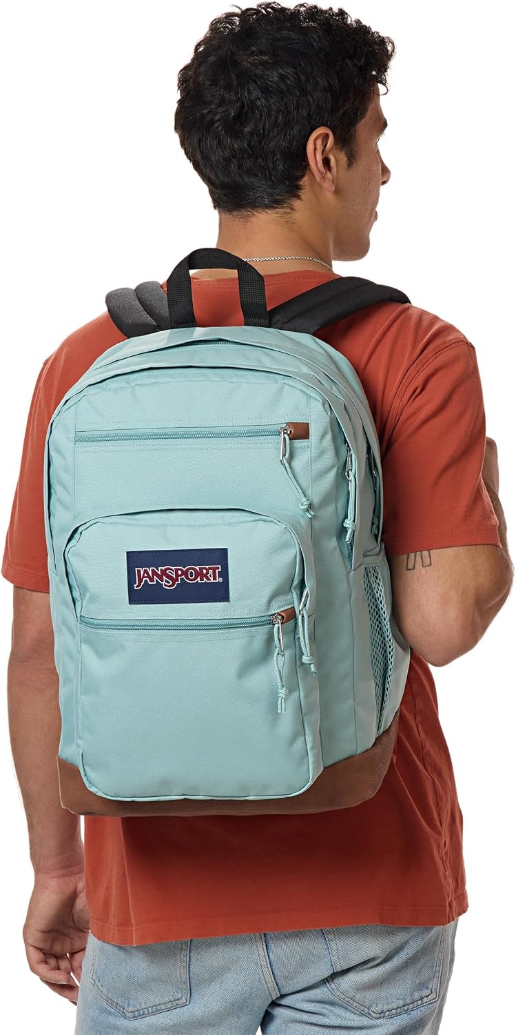 image:imageJanSport Cool Backpack with 15inch Laptop Sleeve Large Computer Bag Rucksack with 2 Compartments Ergonomic Straps Loden Frost Ergonomic Straps Waterbottle Pocket Campus Weekender Travel RucksackFaded Sage