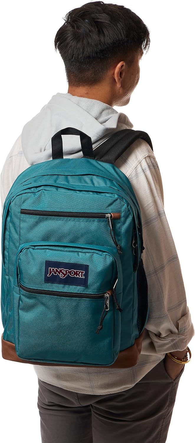 image:imageJanSport Cool Backpack with 15inch Laptop Sleeve Large Computer Bag Rucksack with 2 Compartments Ergonomic Straps Loden Frost Ergonomic Straps Waterbottle Pocket Campus Weekender Travel RucksackEmerald Pool