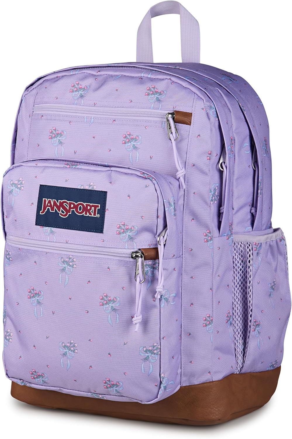image:imageJanSport Cool Backpack with 15inch Laptop Sleeve Large Computer Bag Rucksack with 2 Compartments Ergonomic Straps Loden Frost Ergonomic Straps Waterbottle Pocket Campus Weekender Travel RucksackPastel Petals Lilac
