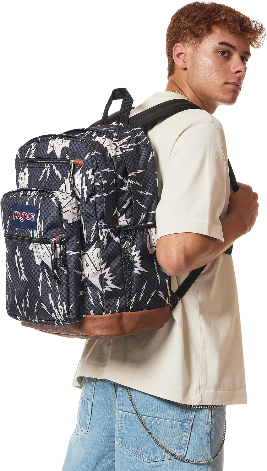 image:imageJanSport Cool Backpack with 15inch Laptop Sleeve Large Computer Bag Rucksack with 2 Compartments Ergonomic Straps Loden Frost Ergonomic Straps Waterbottle Pocket Campus Weekender Travel RucksackHigh Voltage