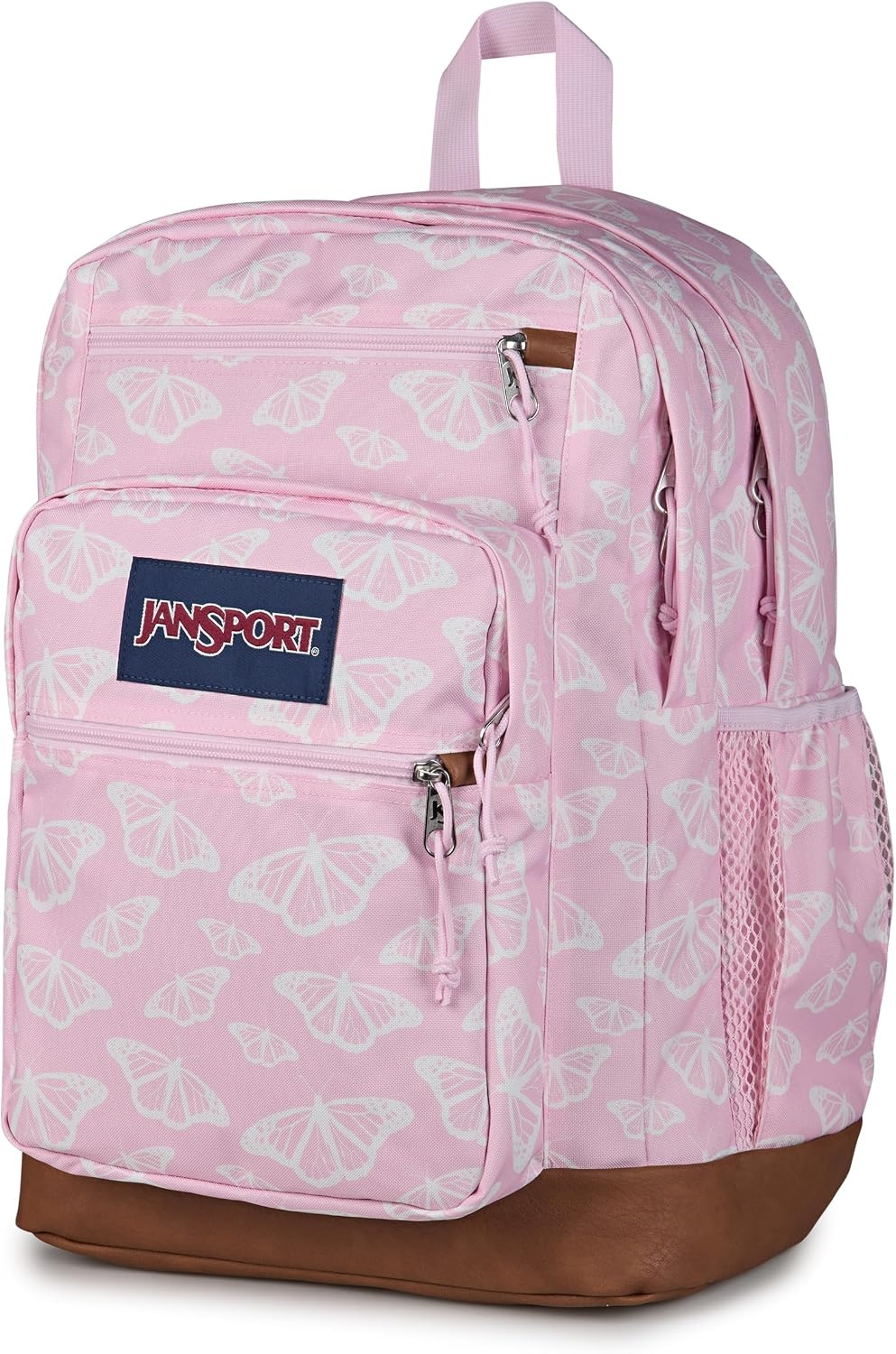 image:imageJanSport Cool Backpack with 15inch Laptop Sleeve Large Computer Bag Rucksack with 2 Compartments Ergonomic Straps Loden Frost Ergonomic Straps Waterbottle Pocket Campus Weekender Travel RucksackFlutter By Pink Ice