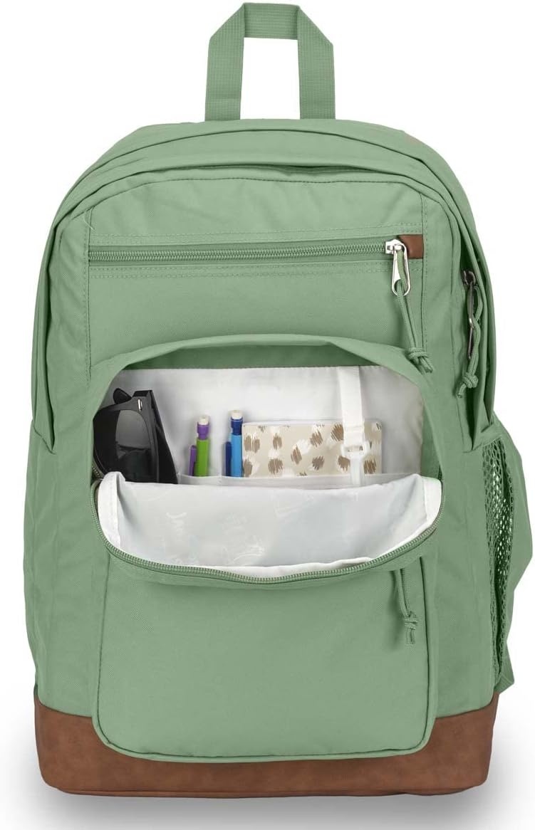 image:imageJanSport Cool Backpack with 15inch Laptop Sleeve Large Computer Bag Rucksack with 2 Compartments Ergonomic Straps Loden Frost Ergonomic Straps Waterbottle Pocket Campus Weekender Travel RucksackLoden Frost