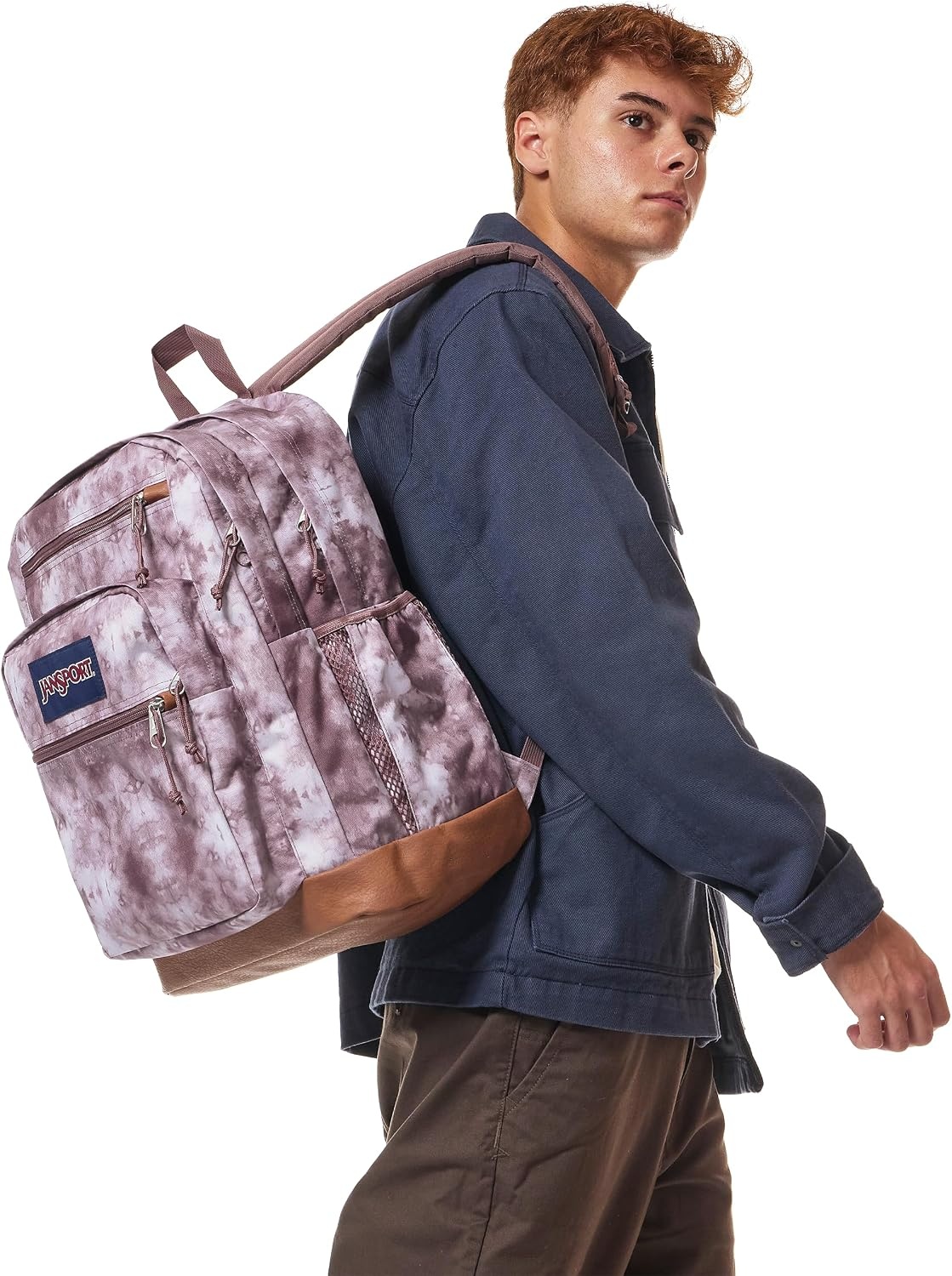 image:imageJanSport Cool Backpack with 15inch Laptop Sleeve Large Computer Bag Rucksack with 2 Compartments Ergonomic Straps Loden Frost Ergonomic Straps Waterbottle Pocket Campus Weekender Travel RucksackIce Dye