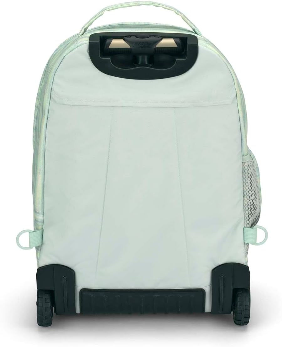 image:imageJanSport Driver 8 Rolling Backpack Wheeled Travel Bag with 15Inch Laptop Sleeve One Size Black70s Space Dye Fresh Mint