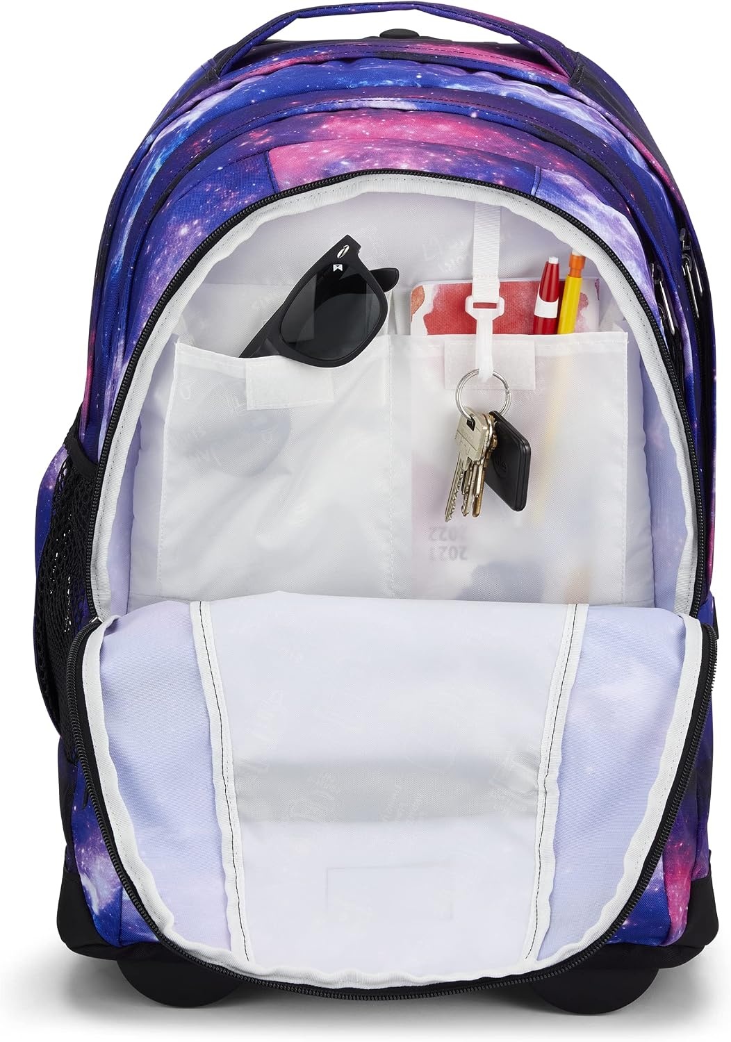 image:imageJanSport Driver 8 Rolling Backpack Wheeled Travel Bag with 15Inch Laptop Sleeve One Size BlackSpace Dust