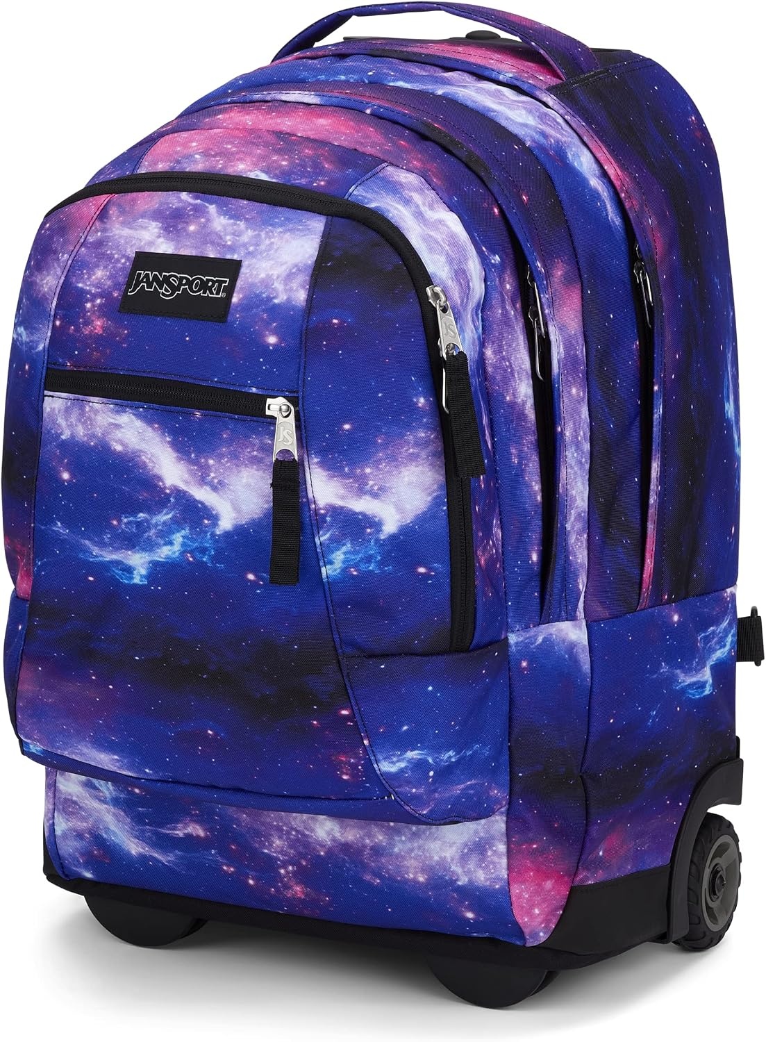 image:imageJanSport Driver 8 Rolling Backpack Wheeled Travel Bag with 15Inch Laptop Sleeve One Size BlackSpace Dust