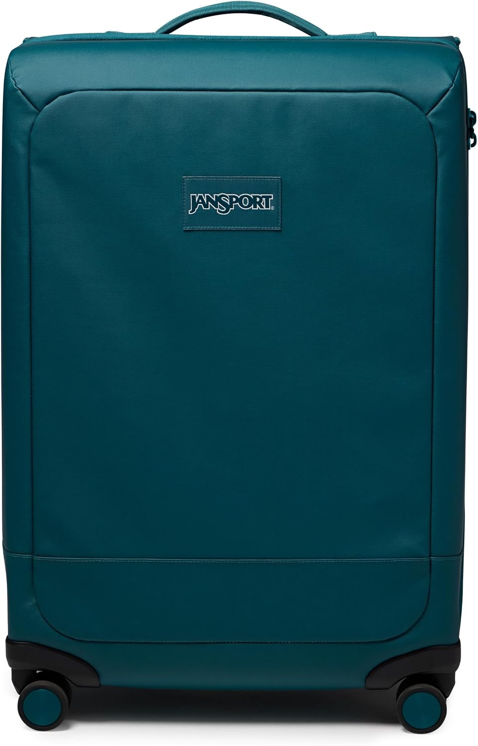 image:imageJanSport Good Latitude Checked Spinner Suitcase 68L Water Resistant Travel Luggage 26inch Large Durable Lightweight Rolling Hardside Softside Bag Smokey GritEmerald Pool