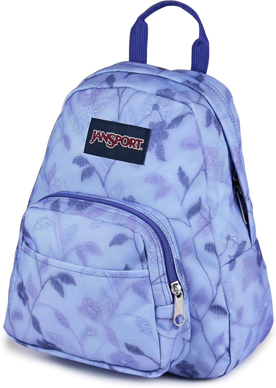 image:imageJanSport Half Pint Mini Backpack 102 L Durable Mini Bag Purse with Adjustable Shoulder Straps Single Main Compartment Zippered Stash Pocket BlackLines Vines