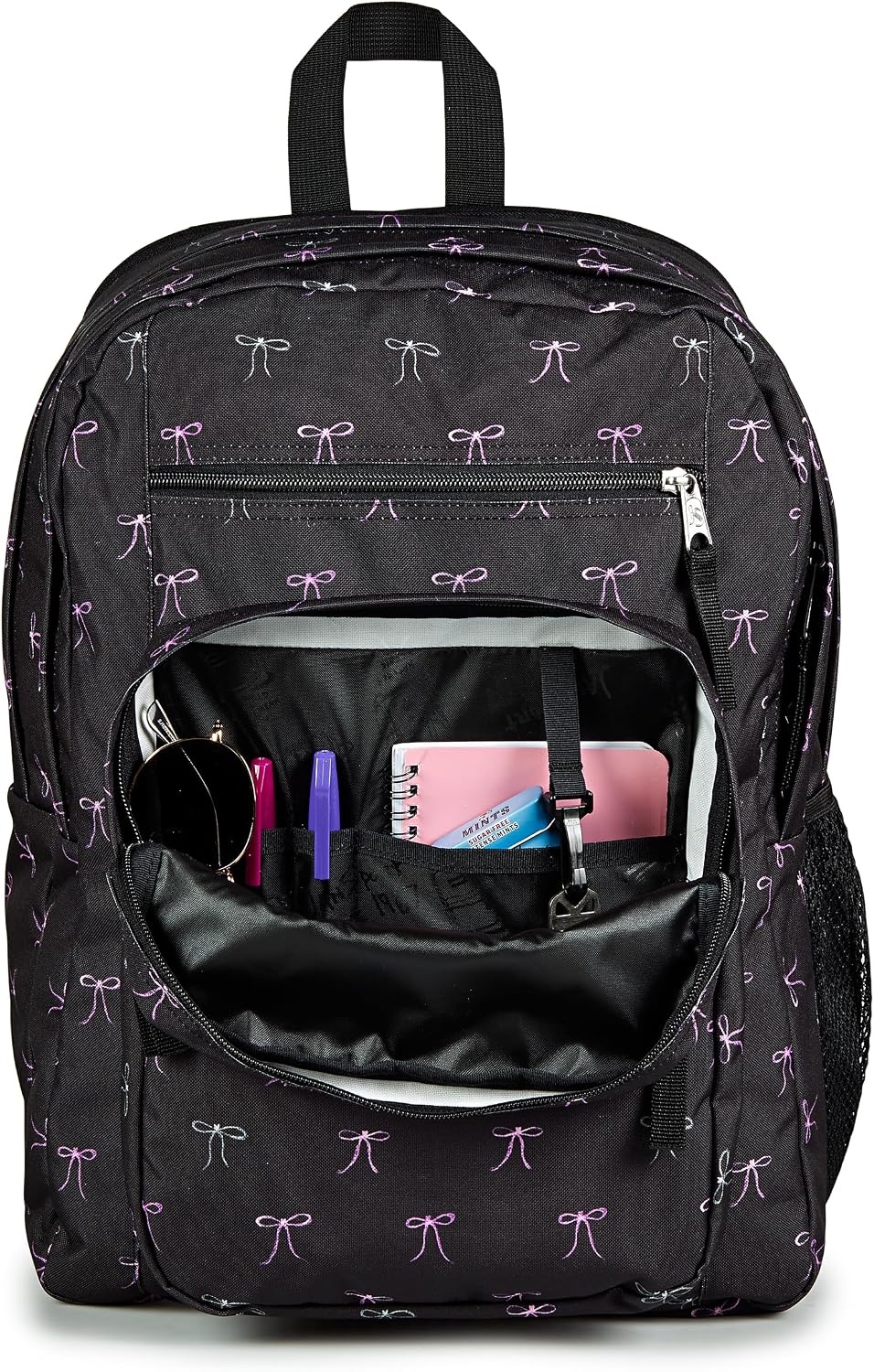 image:imageJanSport Laptop Backpack Computer Bag with 2 Compartments Ergonomic Shoulder Straps 15 Laptop Sleeve Haul Handle Cyberspace GalaxyBad Bows