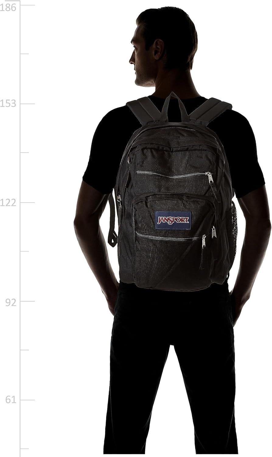 image:imageJanSport Laptop Backpack Computer Bag with 2 Compartments Ergonomic Shoulder Straps 15 Laptop Sleeve Haul Handle Cyberspace GalaxyBlack