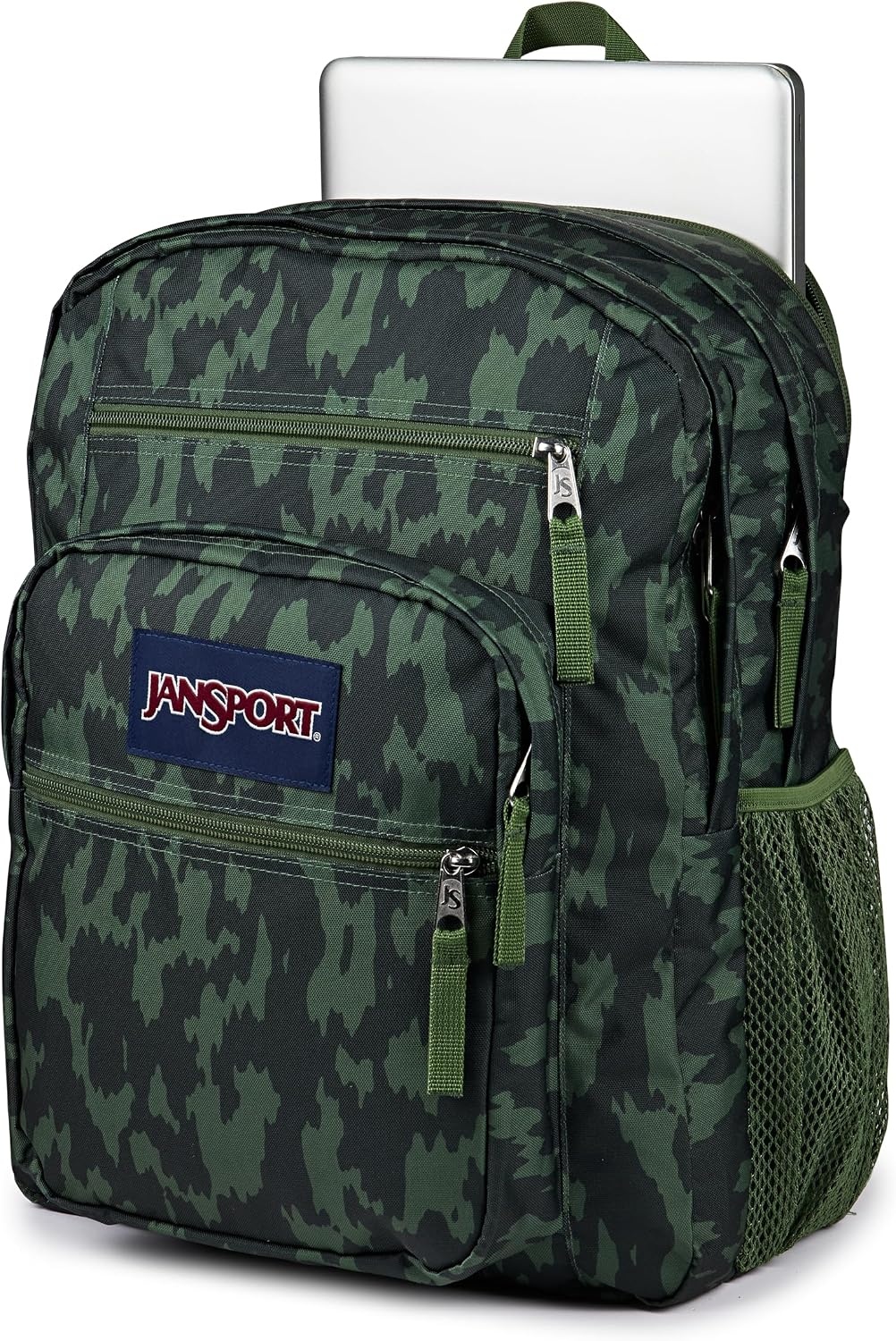 image:imageJanSport Laptop Backpack Computer Bag with 2 Compartments Ergonomic Shoulder Straps 15 Laptop Sleeve Haul Handle Cyberspace GalaxyCamo Illusion