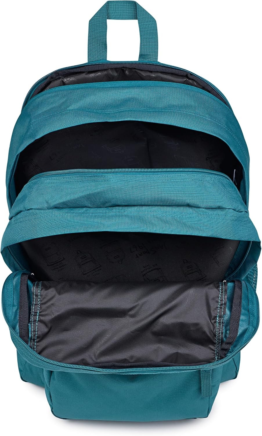image:imageJanSport Laptop Backpack Computer Bag with 2 Compartments Ergonomic Shoulder Straps 15 Laptop Sleeve Haul Handle Cyberspace GalaxyEmerald Pool