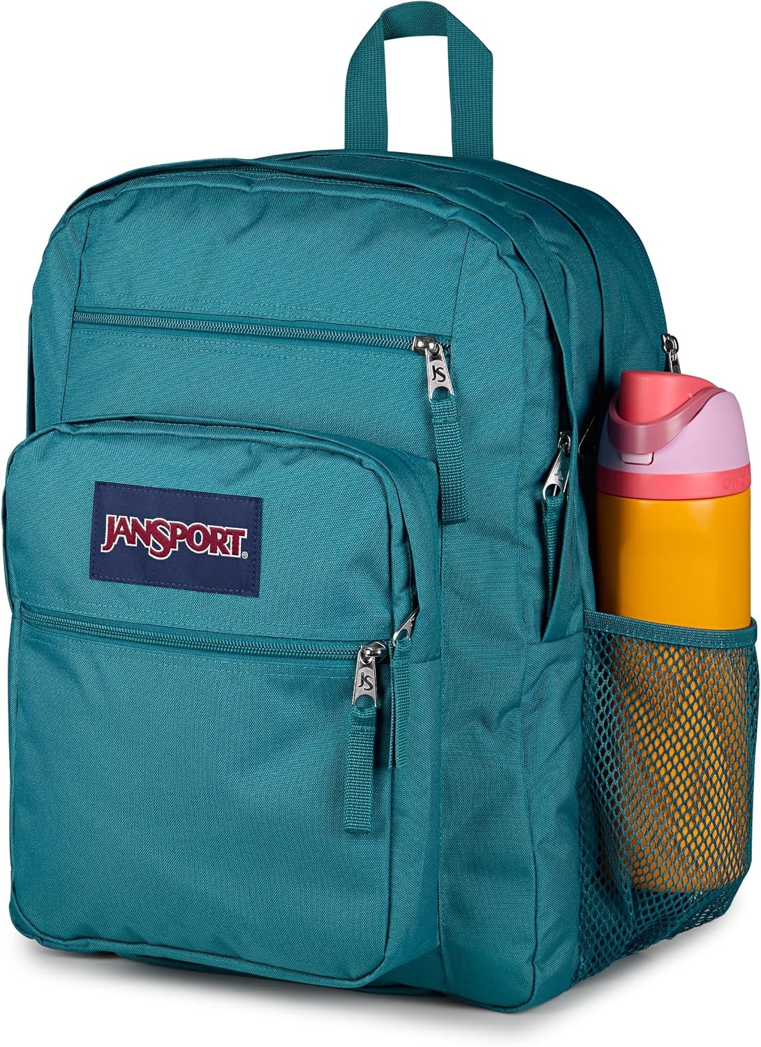 image:imageJanSport Laptop Backpack Computer Bag with 2 Compartments Ergonomic Shoulder Straps 15 Laptop Sleeve Haul Handle Cyberspace GalaxyEmerald Pool