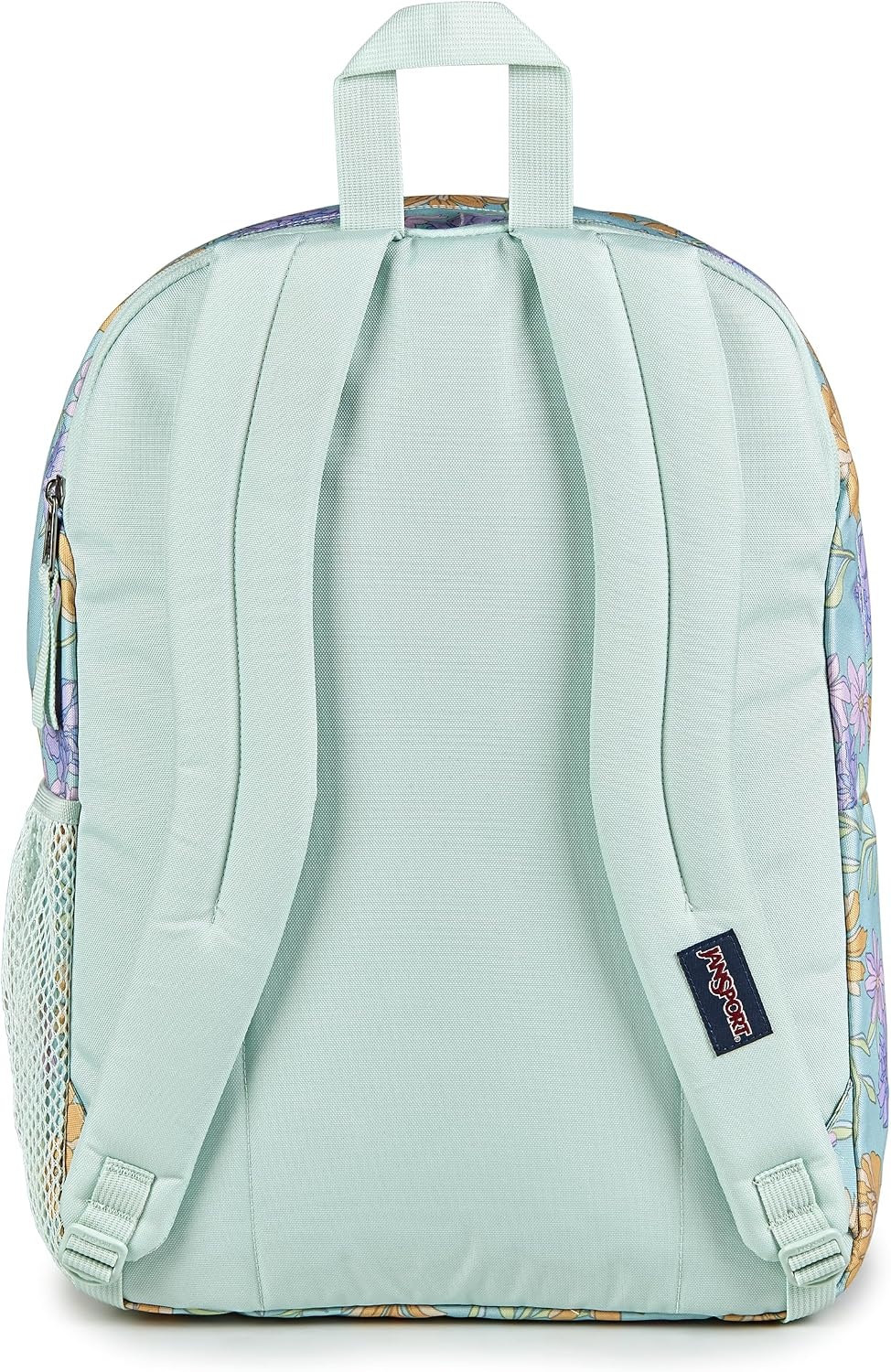 image:imageJanSport Laptop Backpack Computer Bag with 2 Compartments Ergonomic Shoulder Straps 15 Laptop Sleeve Haul Handle Cyberspace GalaxyFaded Floral Fresh Mint