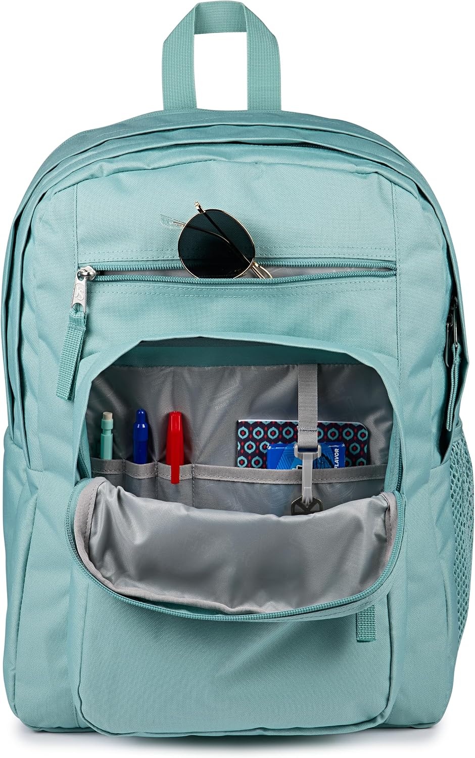 image:imageJanSport Laptop Backpack Computer Bag with 2 Compartments Ergonomic Shoulder Straps 15 Laptop Sleeve Haul Handle Cyberspace GalaxyFaded Sage