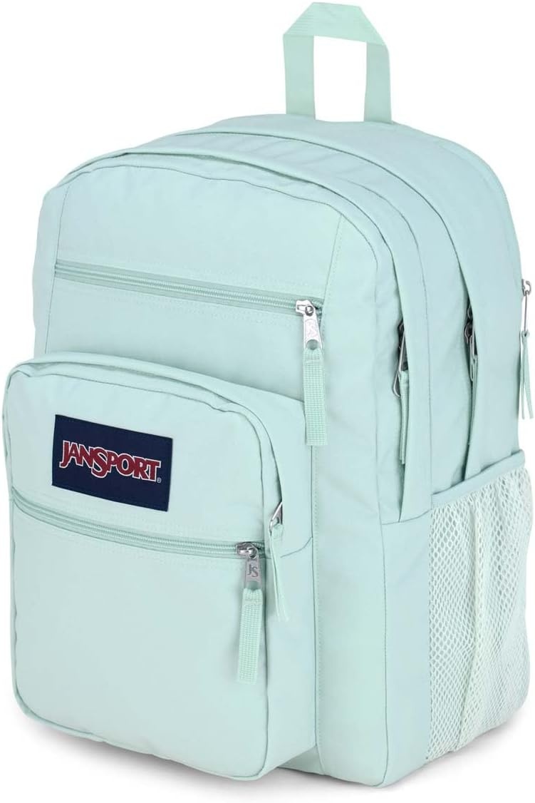 image:imageJanSport Laptop Backpack Computer Bag with 2 Compartments Ergonomic Shoulder Straps 15 Laptop Sleeve Haul Handle Cyberspace GalaxyFresh Mint