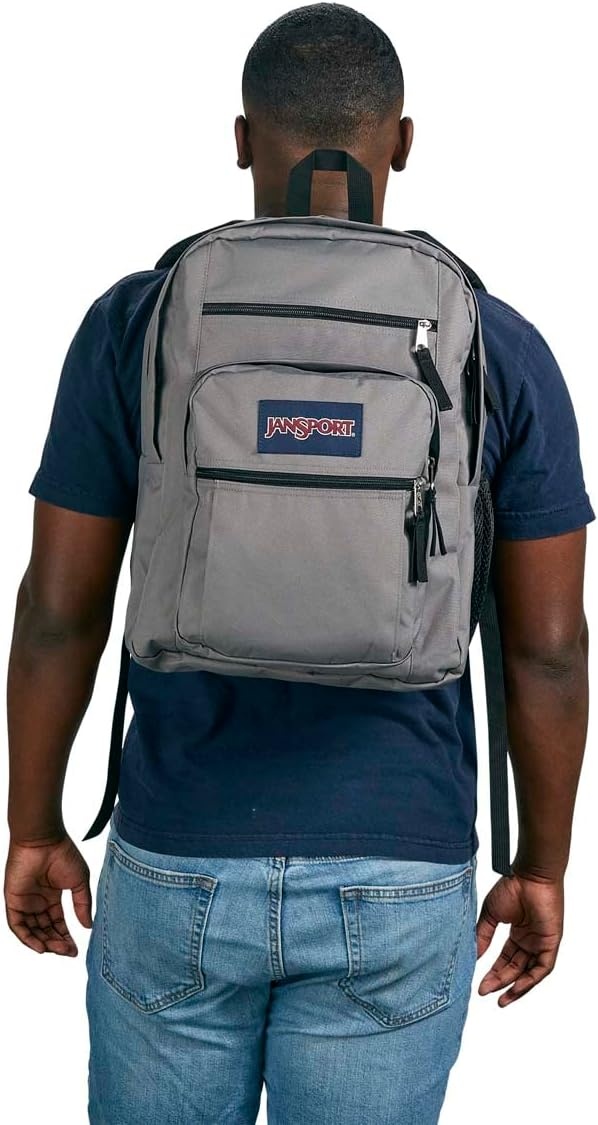 image:imageJanSport Laptop Backpack Computer Bag with 2 Compartments Ergonomic Shoulder Straps 15 Laptop Sleeve Haul Handle Cyberspace GalaxyGraphite Grey