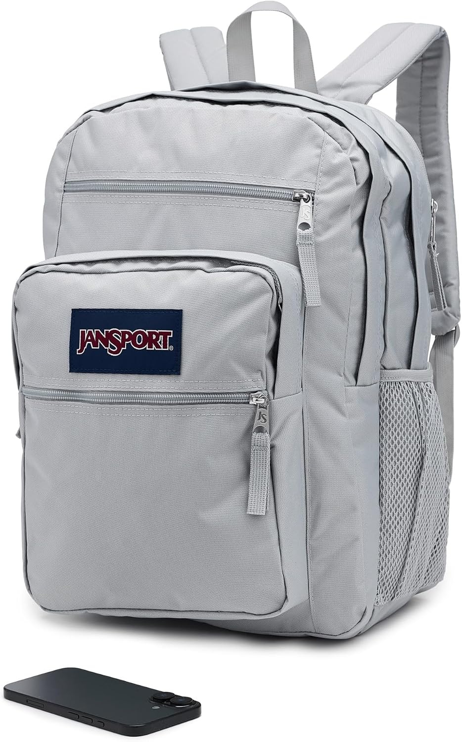 image:imageJanSport Laptop Backpack Computer Bag with 2 Compartments Ergonomic Shoulder Straps 15 Laptop Sleeve Haul Handle Cyberspace GalaxyGrounded Grey