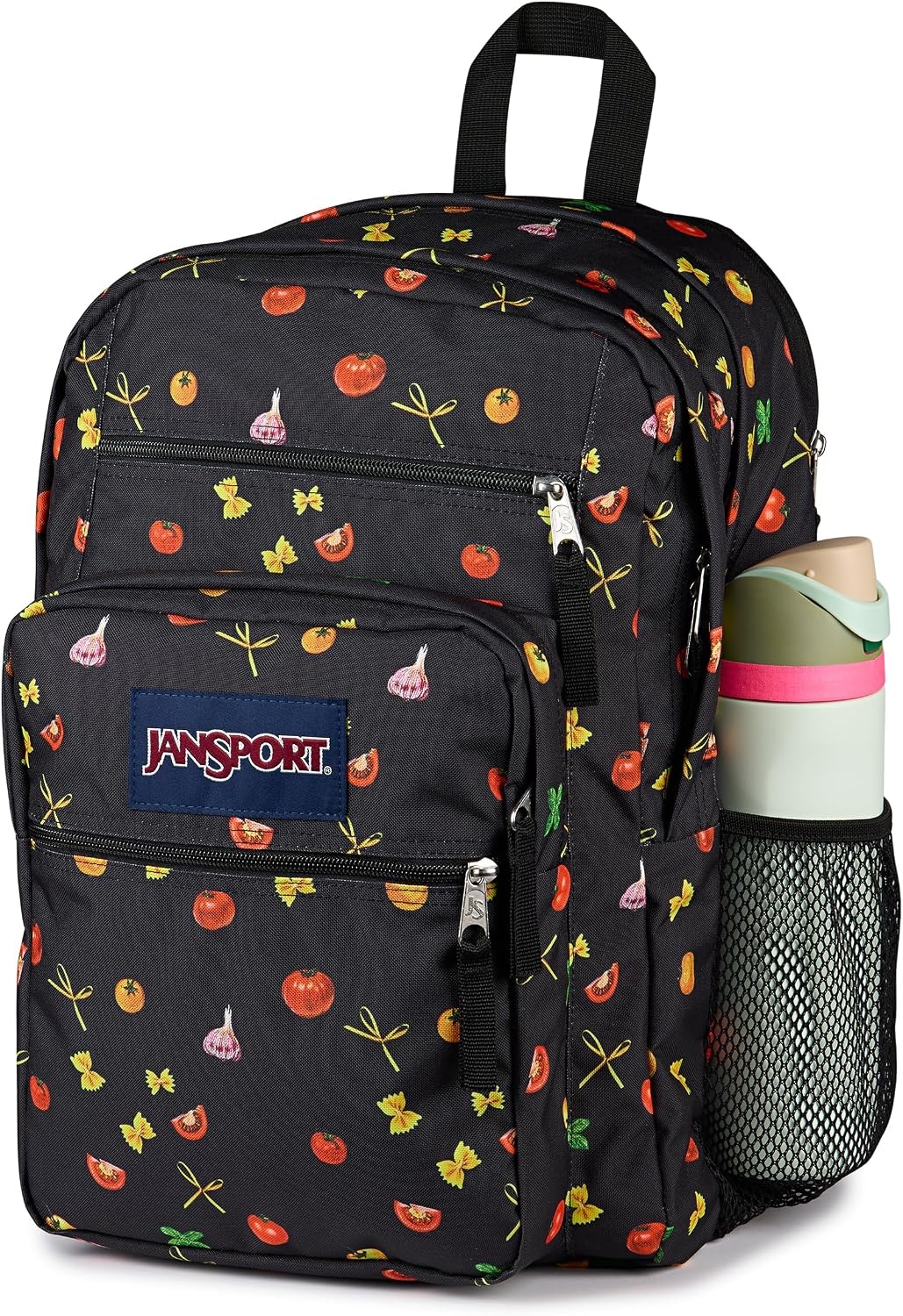 image:imageJanSport Laptop Backpack Computer Bag with 2 Compartments Ergonomic Shoulder Straps 15 Laptop Sleeve Haul Handle Cyberspace GalaxyPasta Party
