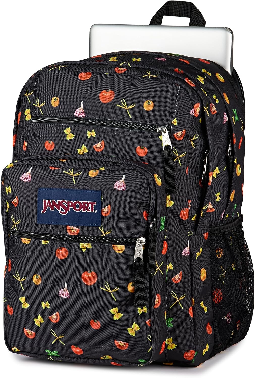 image:imageJanSport Laptop Backpack Computer Bag with 2 Compartments Ergonomic Shoulder Straps 15 Laptop Sleeve Haul Handle Cyberspace GalaxyPasta Party
