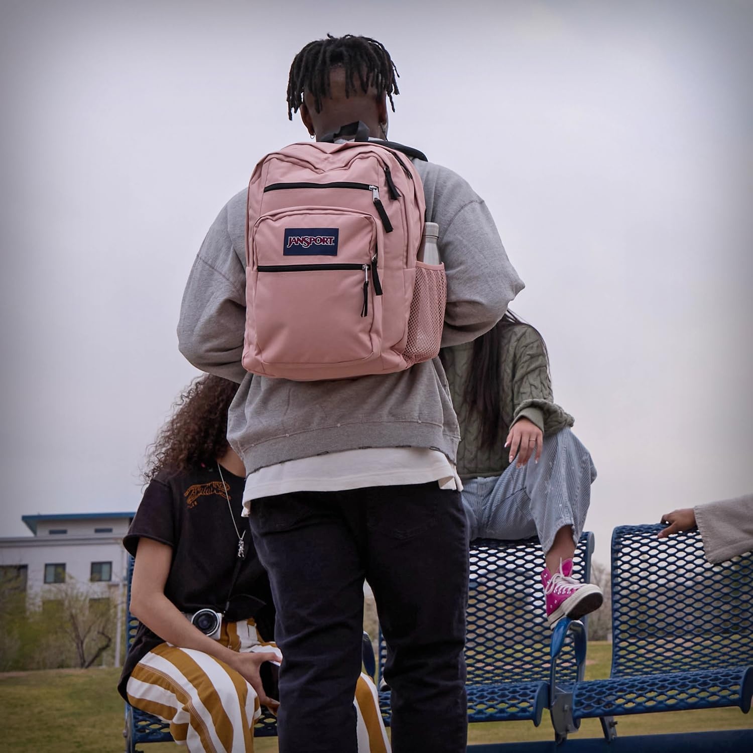image:imageJanSport Laptop Backpack Computer Bag with 2 Compartments Ergonomic Shoulder Straps 15 Laptop Sleeve Haul Handle Cyberspace GalaxyPastel Lilac