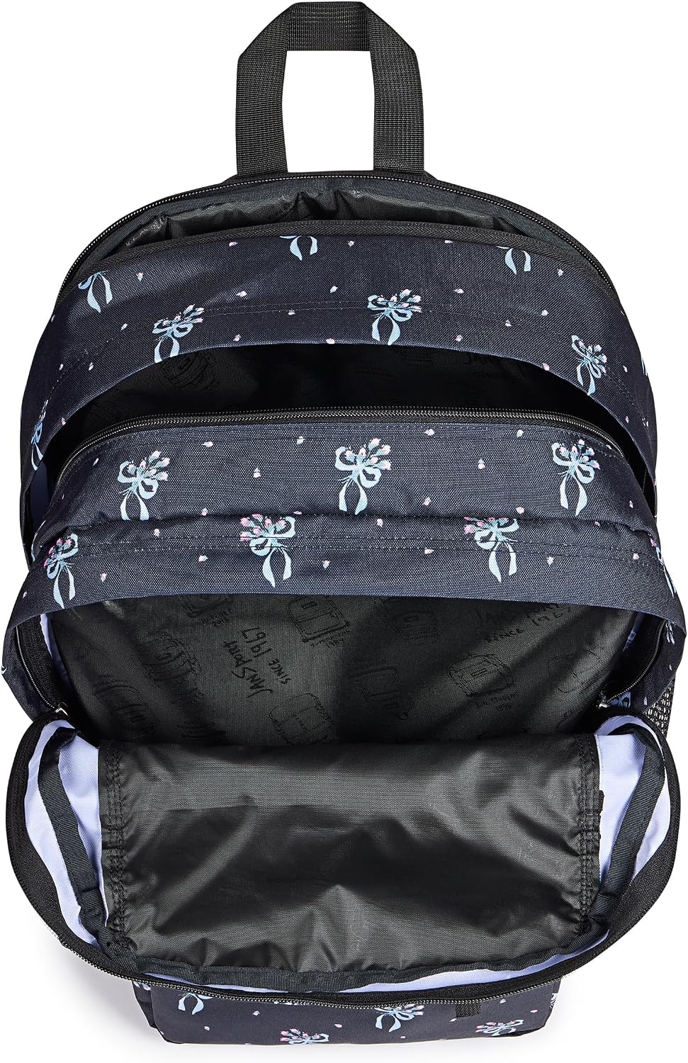 image:imageJanSport Laptop Backpack Computer Bag with 2 Compartments Ergonomic Shoulder Straps 15 Laptop Sleeve Haul Handle Cyberspace GalaxyPastel Petals