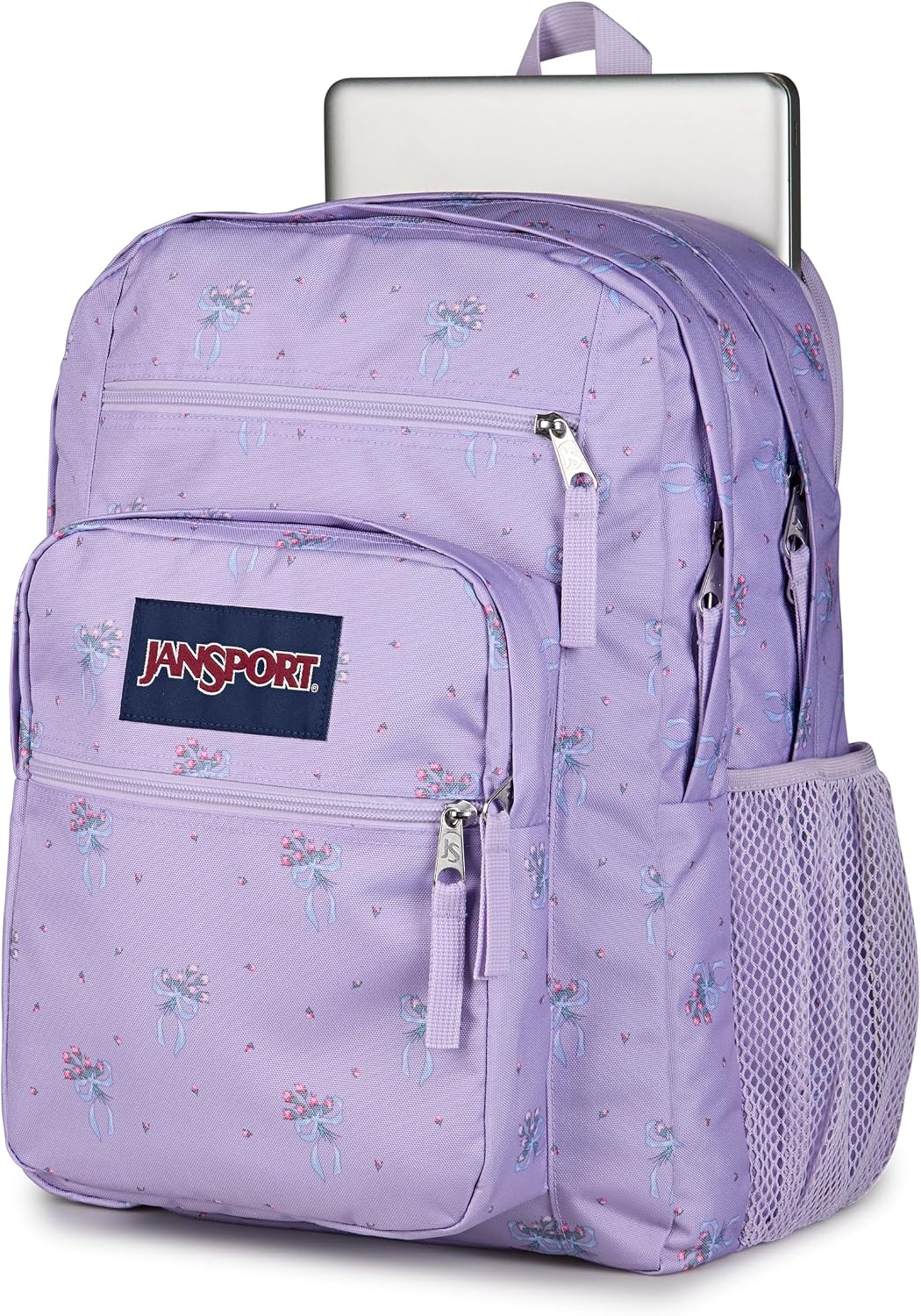 image:imageJanSport Laptop Backpack Computer Bag with 2 Compartments Ergonomic Shoulder Straps 15 Laptop Sleeve Haul Handle Cyberspace GalaxyPastel Petals Lilac