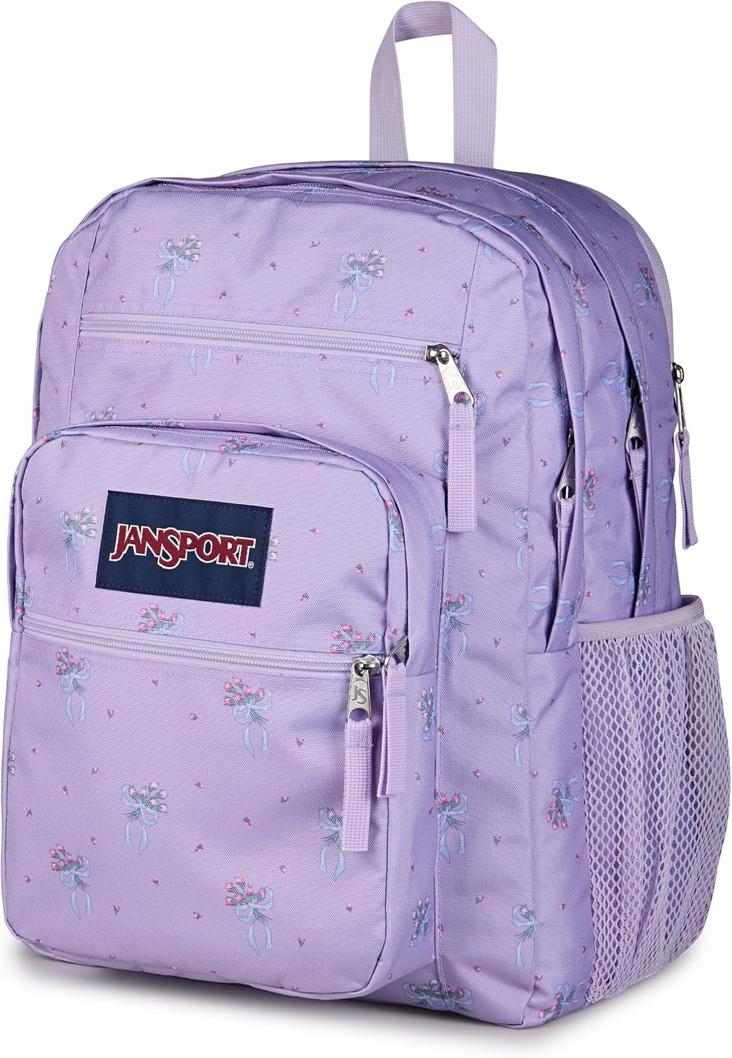 image:imageJanSport Laptop Backpack Computer Bag with 2 Compartments Ergonomic Shoulder Straps 15 Laptop Sleeve Haul Handle Cyberspace GalaxyPastel Petals Lilac