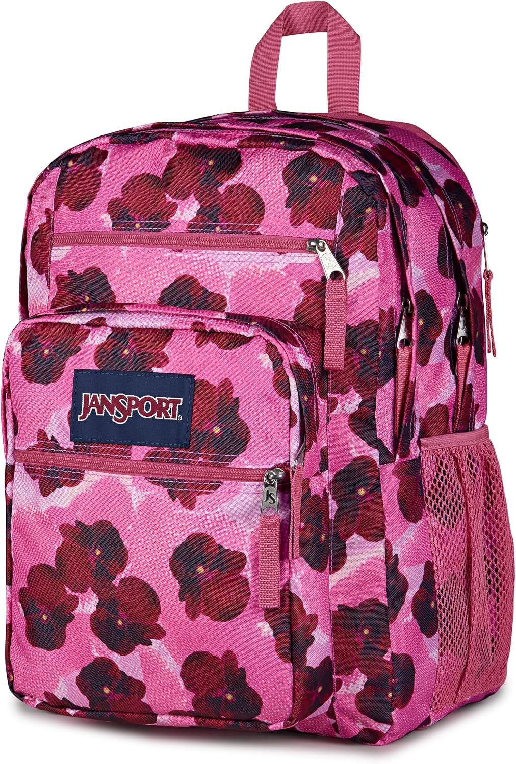 image:imageJanSport Laptop Backpack Computer Bag with 2 Compartments Ergonomic Shoulder Straps 15 Laptop Sleeve Haul Handle Cyberspace GalaxyPop Art Pansies