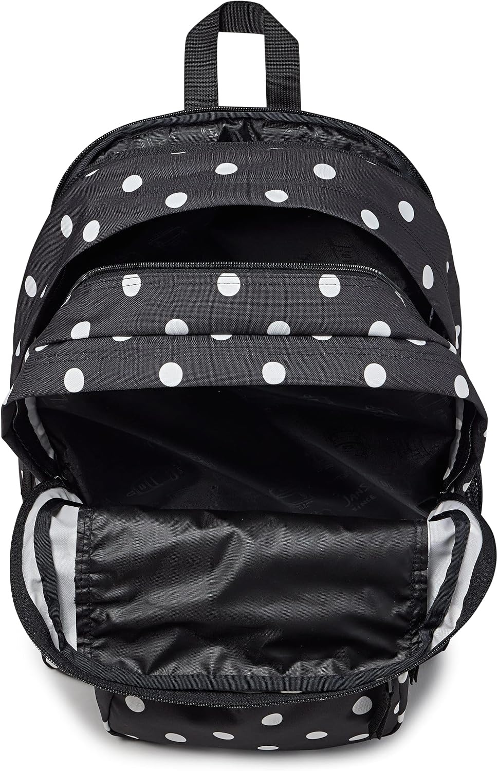 image:imageJanSport Laptop Backpack Computer Bag with 2 Compartments Ergonomic Shoulder Straps 15 Laptop Sleeve Haul Handle Cyberspace GalaxySpot on Black