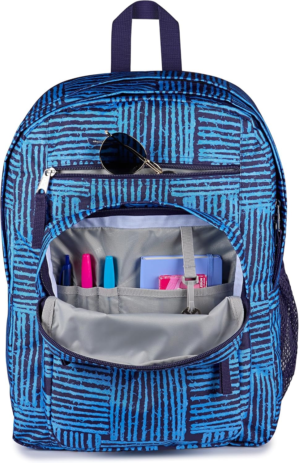 image:imageJanSport Laptop Backpack Computer Bag with 2 Compartments Ergonomic Shoulder Straps 15 Laptop Sleeve Haul Handle Cyberspace GalaxyThreaded