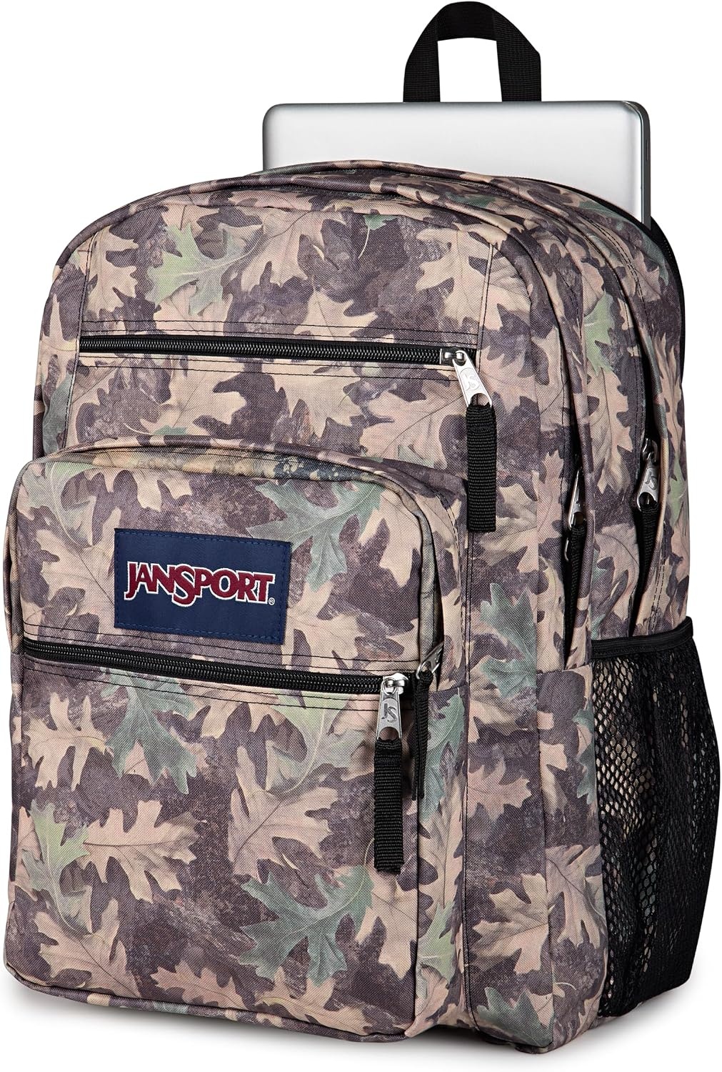 image:imageJanSport Laptop Backpack Computer Bag with 2 Compartments Ergonomic Shoulder Straps 15 Laptop Sleeve Haul Handle Cyberspace GalaxyWoodland Camo
