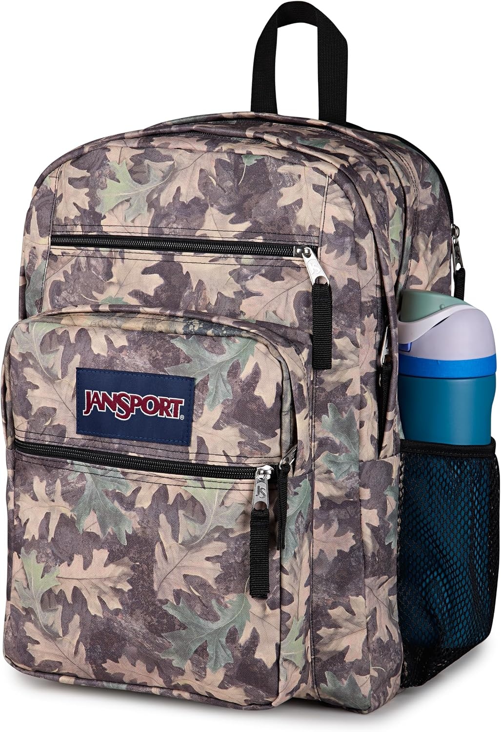 image:imageJanSport Laptop Backpack Computer Bag with 2 Compartments Ergonomic Shoulder Straps 15 Laptop Sleeve Haul Handle Cyberspace GalaxyWoodland Camo