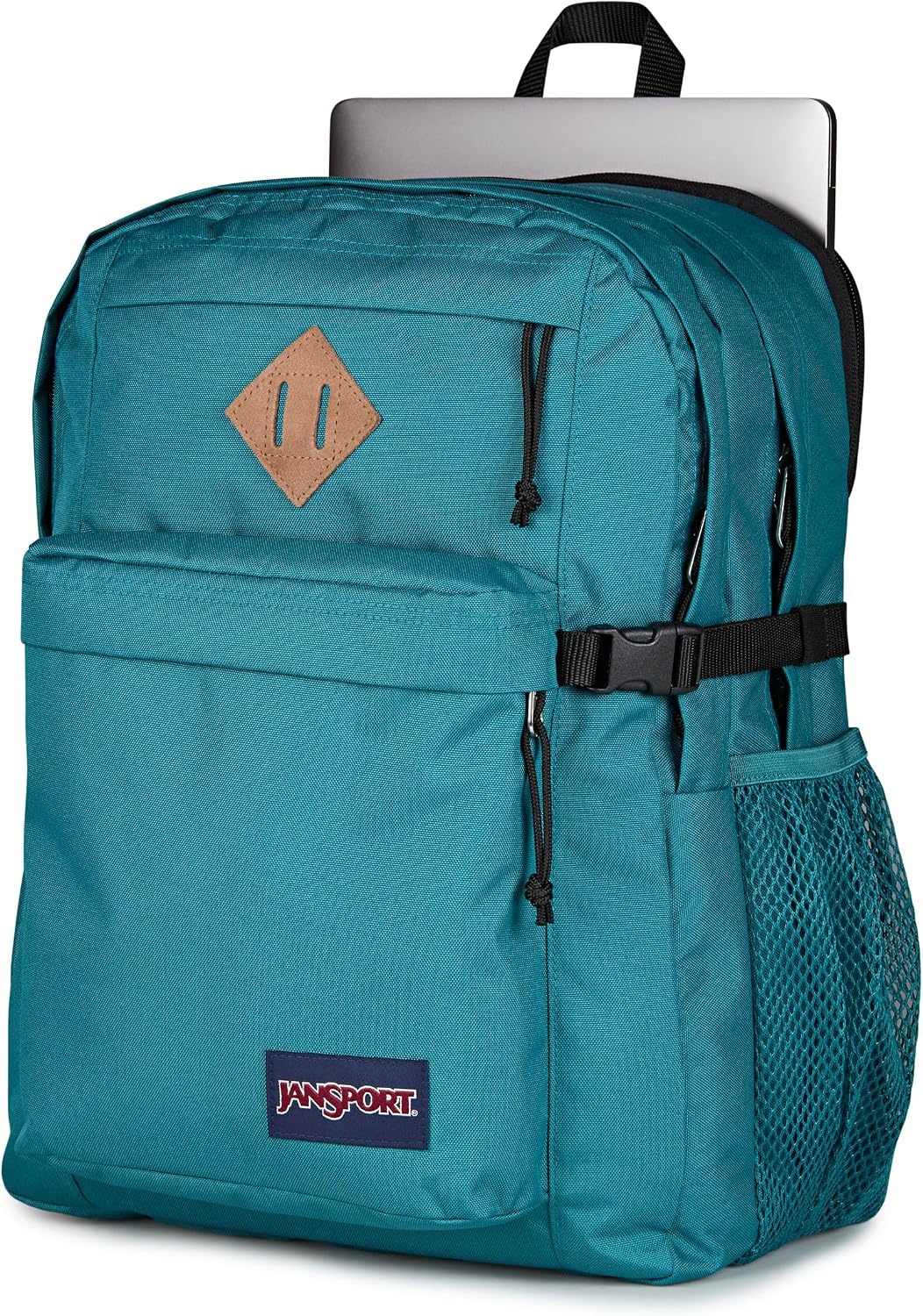 image:imageJanSport Main Campus Backpack Travel or Work backpack w 15Inch Laptop Sleeve and Dual Water Bottle Pockets Rows Of Bows NaturalLemon IceEmerald Pool