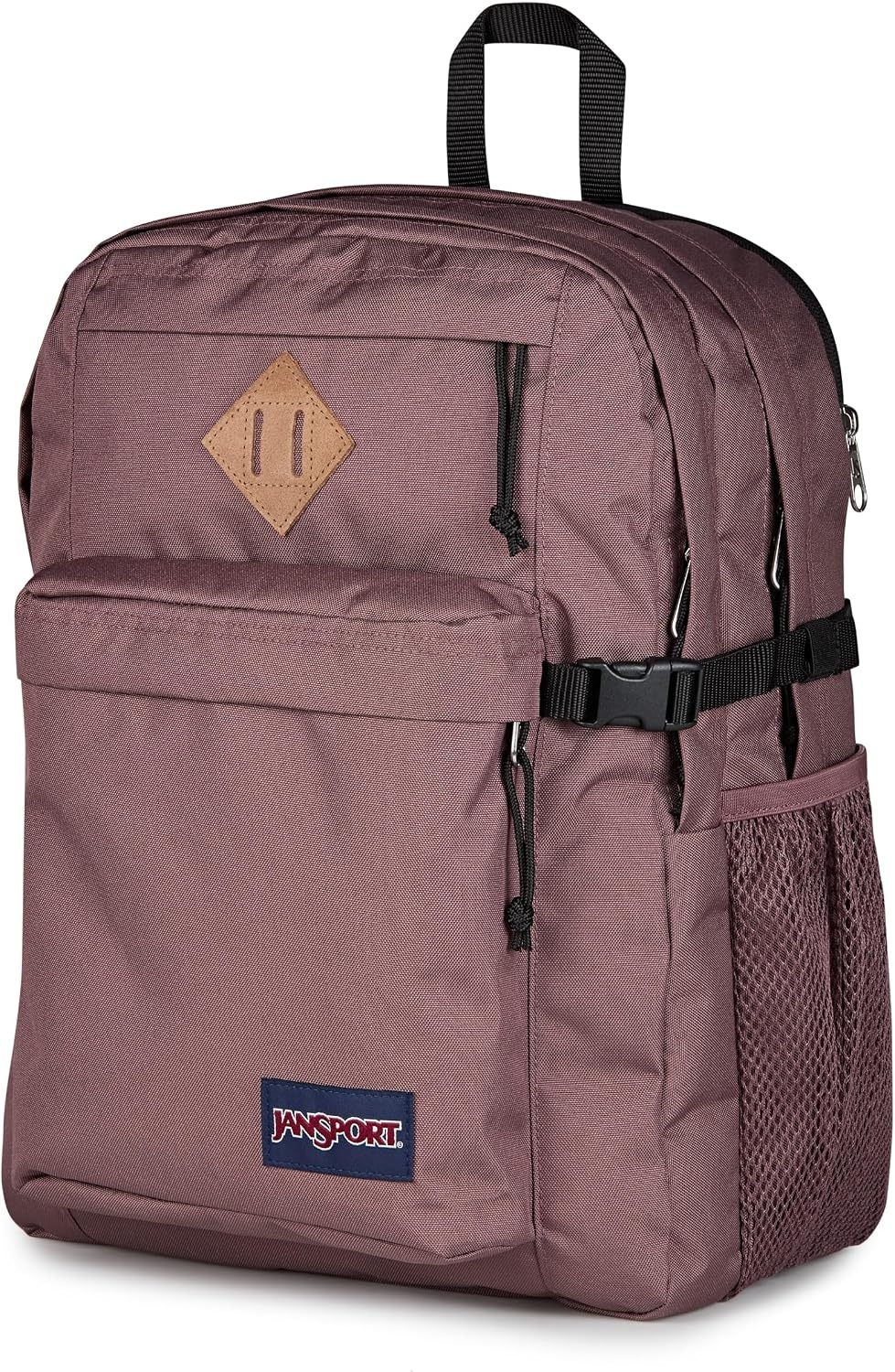 image:imageJanSport Main Campus Backpack Travel or Work backpack w 15Inch Laptop Sleeve and Dual Water Bottle Pockets Rows Of Bows NaturalLemon IceMahogany Haze