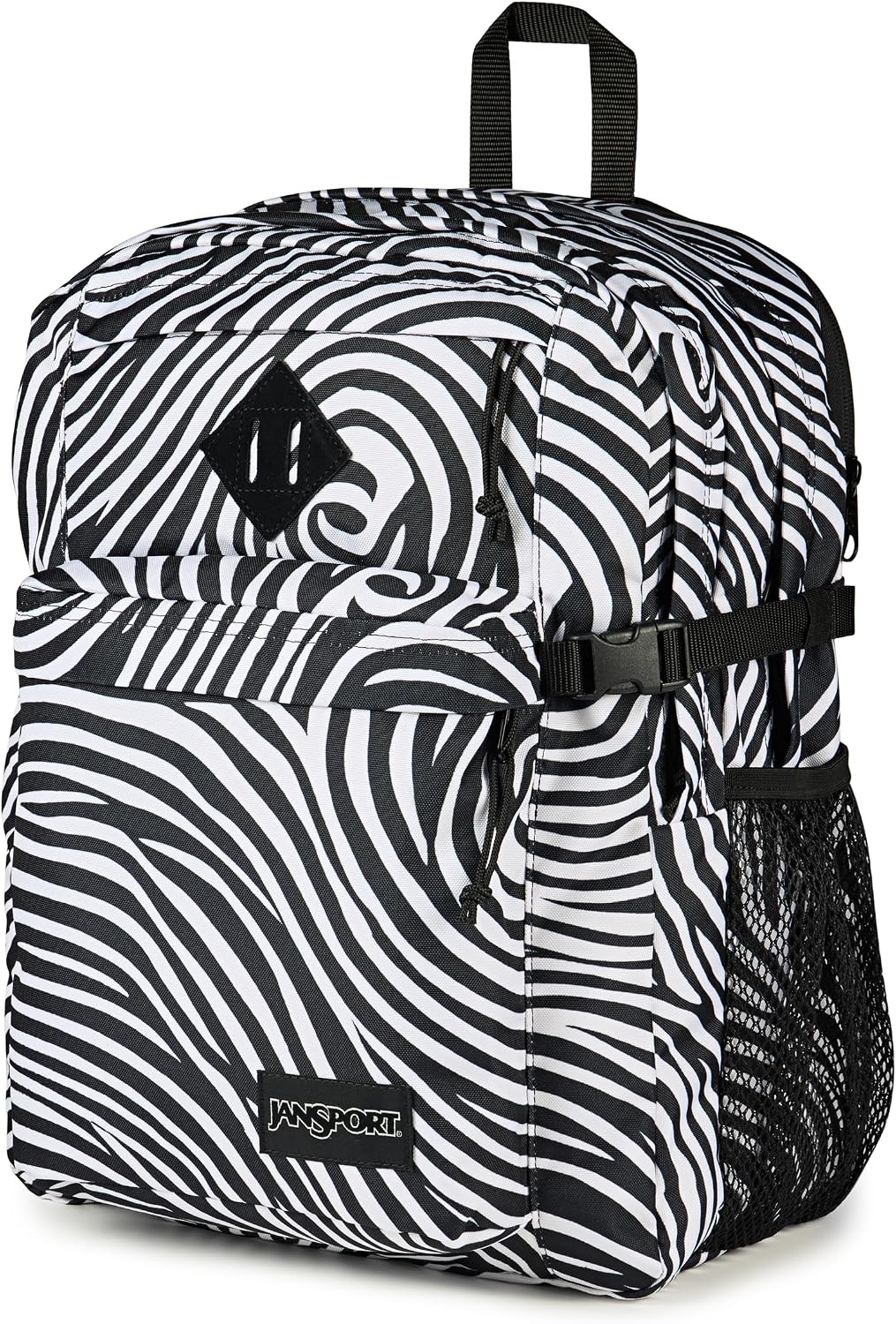 image:imageJanSport Main Campus Backpack Travel or Work backpack w 15Inch Laptop Sleeve and Dual Water Bottle Pockets Rows Of Bows NaturalLemon IceSurreal Swirlies