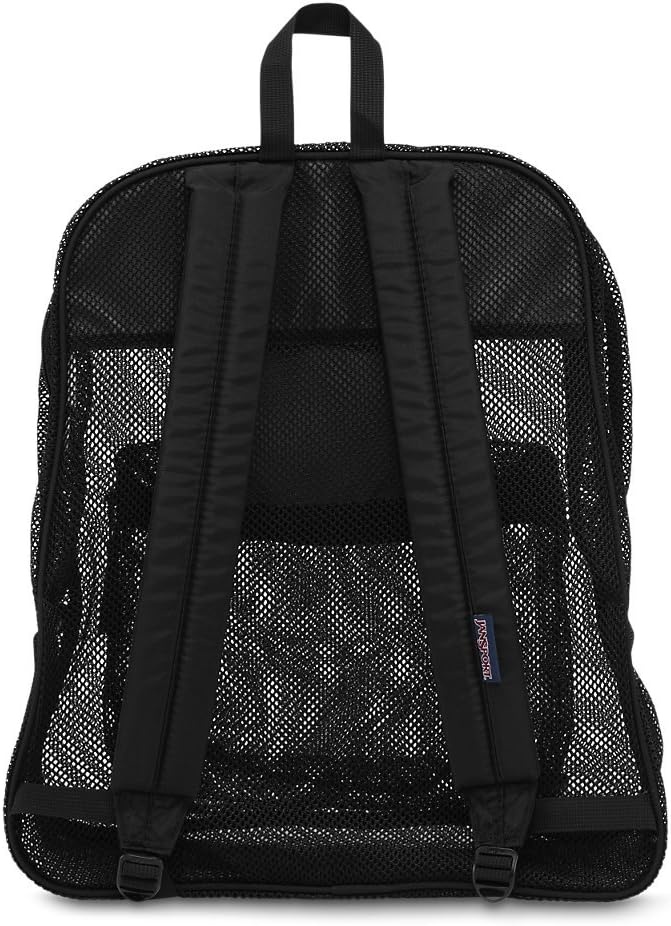 image:imageJanSport Mesh Pack See Through Backpack Ideal for Class Work Travel or Beach Outings BlackBlack