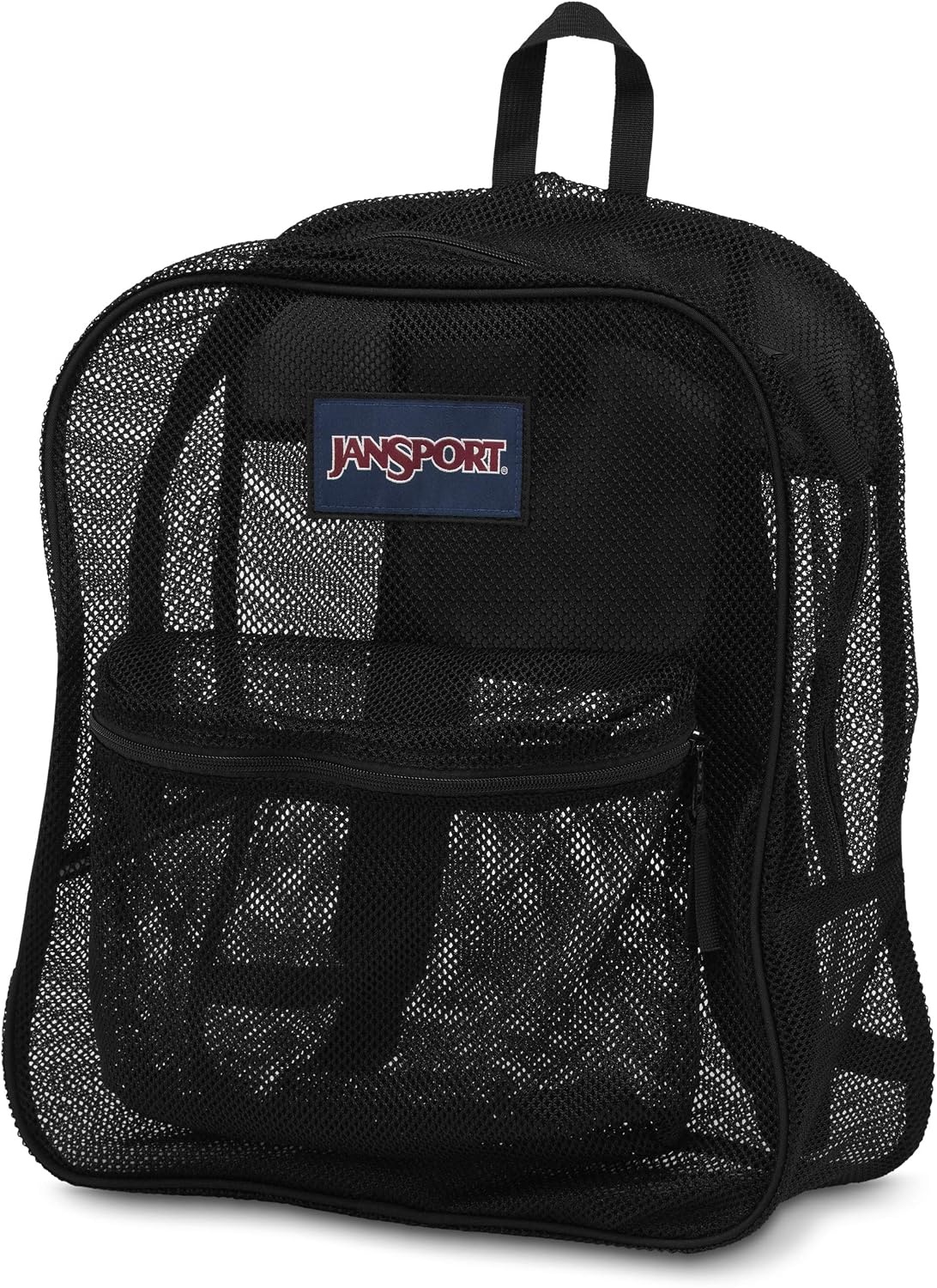 image:imageJanSport Mesh Pack See Through Backpack Ideal for Class Work Travel or Beach Outings BlackBlack