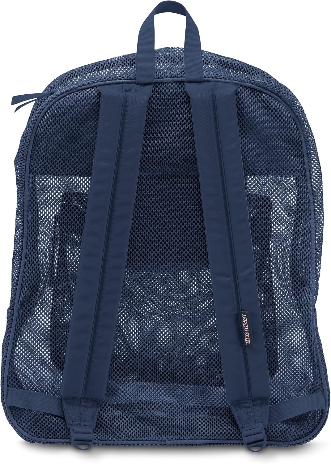 image:imageJanSport Mesh Pack See Through Backpack Ideal for Class Work Travel or Beach Outings BlackNavy