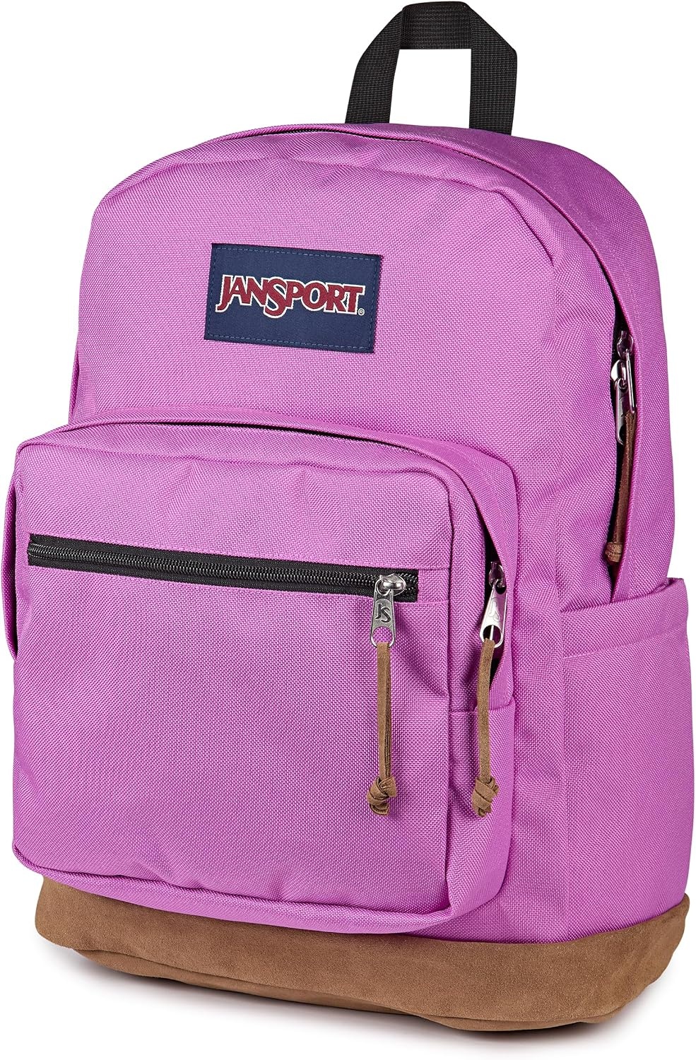 image:imageJanSport Right Pack Backpack Durable Daypack with Padded 15 Laptop Sleeve Spacious Main Compartment amp Integrated Water Bottle Pocket Rustic Roses Moon FlowerBluPnkGrnDigital Fuchsia