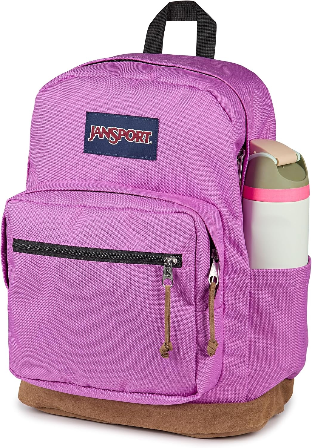 image:imageJanSport Right Pack Backpack Durable Daypack with Padded 15 Laptop Sleeve Spacious Main Compartment amp Integrated Water Bottle Pocket Rustic Roses Moon FlowerBluPnkGrnDigital Fuchsia