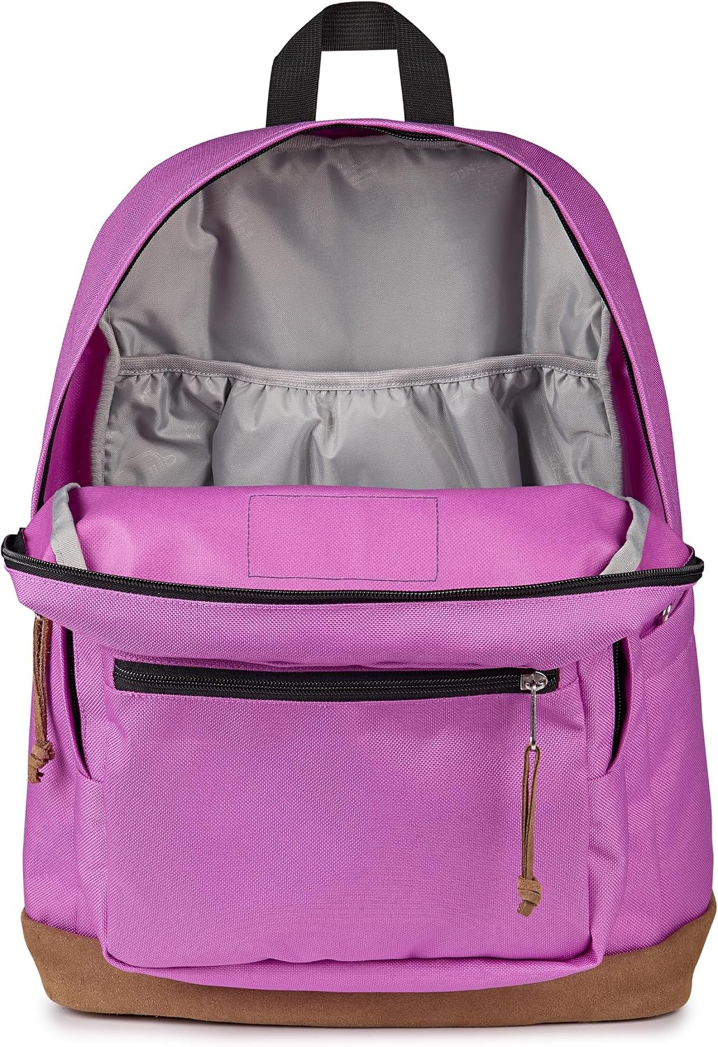 image:imageJanSport Right Pack Backpack Durable Daypack with Padded 15 Laptop Sleeve Spacious Main Compartment amp Integrated Water Bottle Pocket Rustic Roses Moon FlowerBluPnkGrnDigital Fuchsia