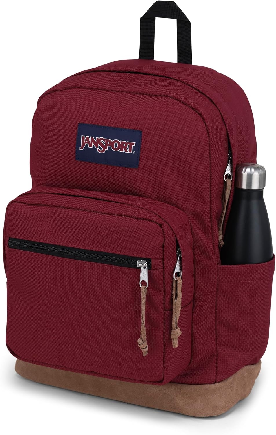 image:imageJanSport Right Pack Backpack Durable Daypack with Padded 15 Laptop Sleeve Spacious Main Compartment amp Integrated Water Bottle Pocket Rustic Roses Moon FlowerBluPnkGrnRusset Red
