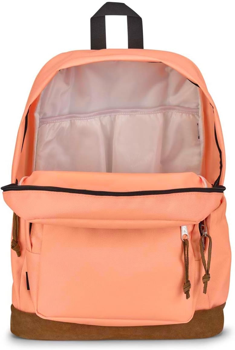 image:imageJanSport Right Pack Backpack Durable Daypack with Padded 15 Laptop Sleeve Spacious Main Compartment amp Integrated Water Bottle Pocket Rustic Roses Moon FlowerBluPnkGrnPeach Neon