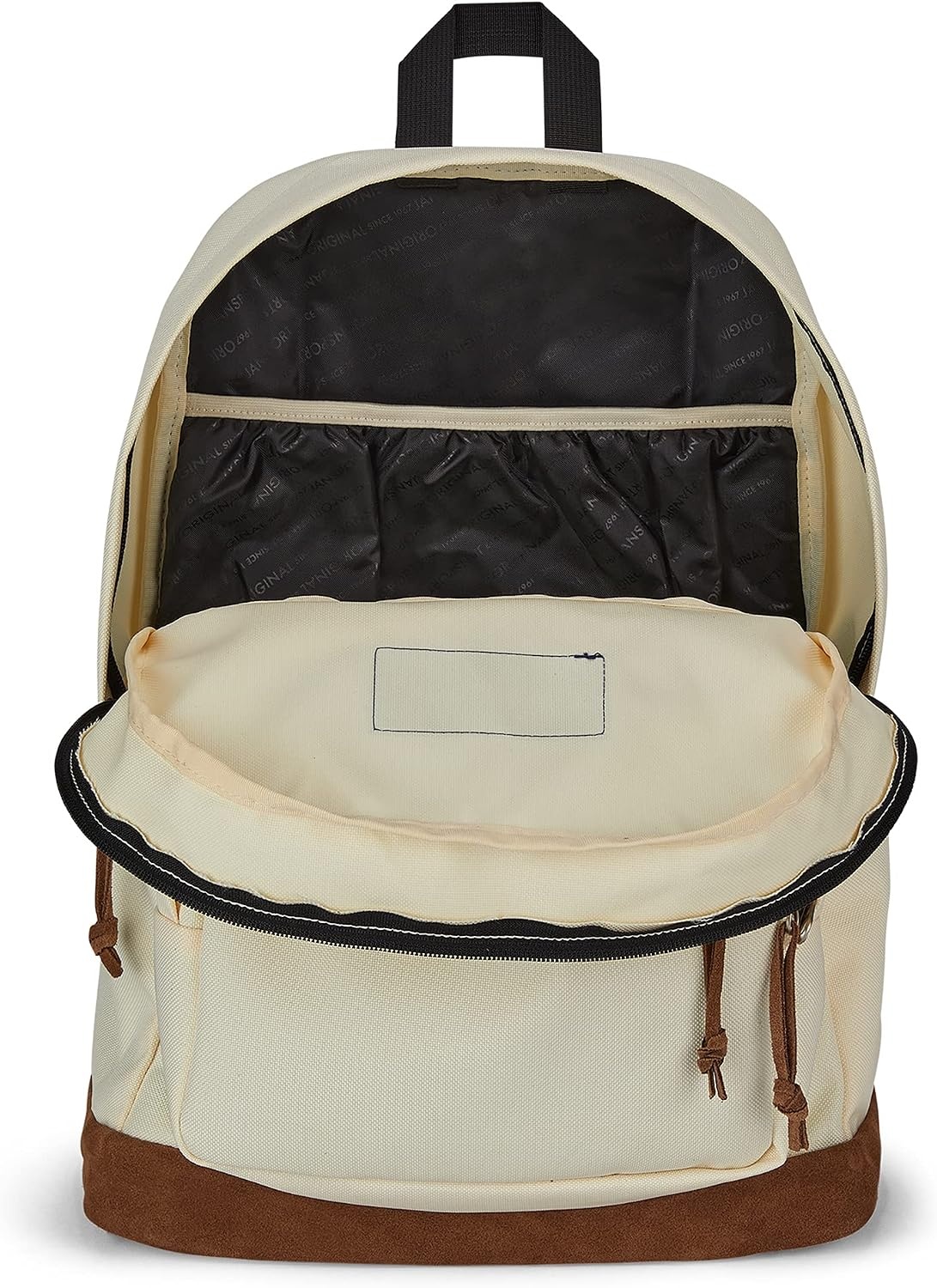 image:imageJanSport Right Pack Backpack Durable Daypack with Padded 15 Laptop Sleeve Spacious Main Compartment amp Integrated Water Bottle Pocket Rustic Roses Moon FlowerBluPnkGrnCoconut