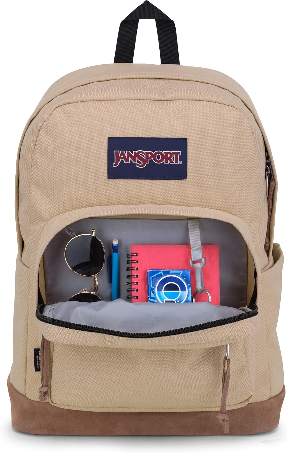 image:imageJanSport Right Pack Backpack Durable Daypack with Padded 15 Laptop Sleeve Spacious Main Compartment amp Integrated Water Bottle Pocket Rustic Roses Moon FlowerBluPnkGrnTravertine