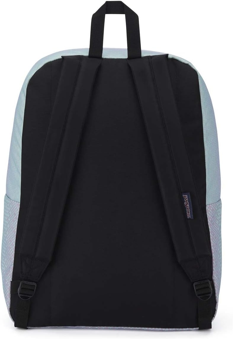 image:imageJanSport SuperBreak One Backpack Navy Durable Lightweight Bag with 1 Main Compartment Front Utility Pocket with Builtin Organizer Premium Backpack8 Bit Ombre