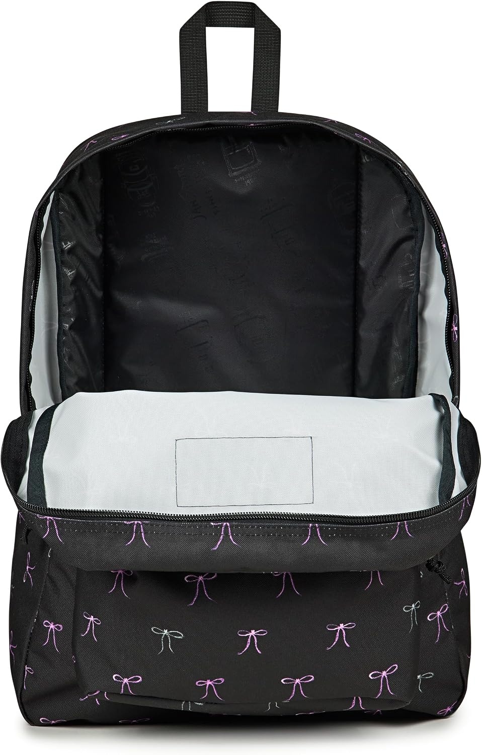 image:imageJanSport SuperBreak One Backpack Navy Durable Lightweight Bag with 1 Main Compartment Front Utility Pocket with Builtin Organizer Premium BackpackBad Bows
