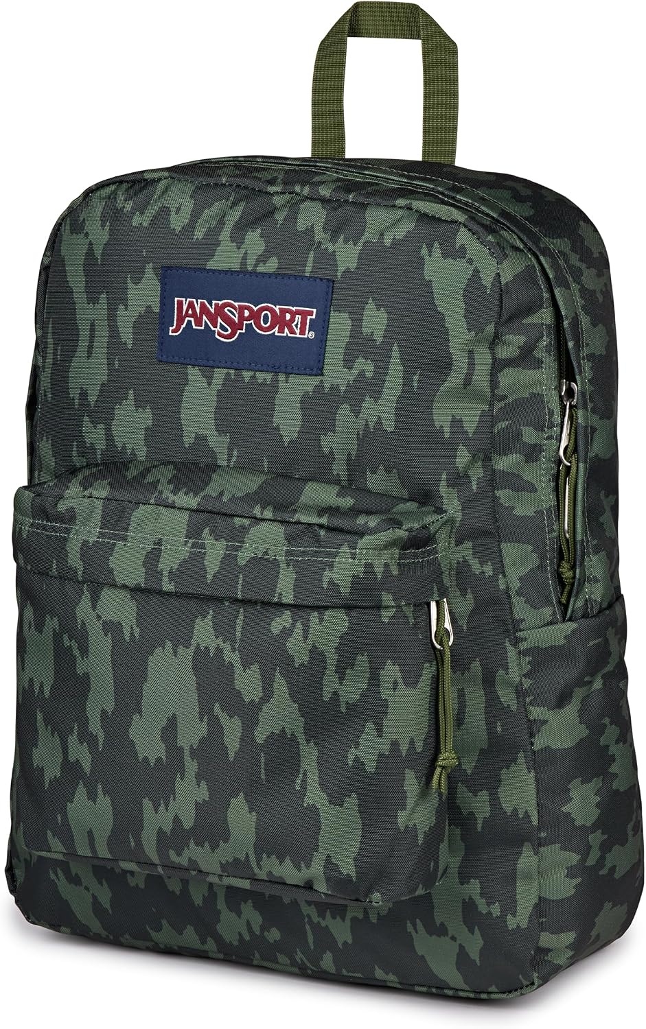 image:imageJanSport SuperBreak One Backpack Navy Durable Lightweight Bag with 1 Main Compartment Front Utility Pocket with Builtin Organizer Premium BackpackCamo Illusion