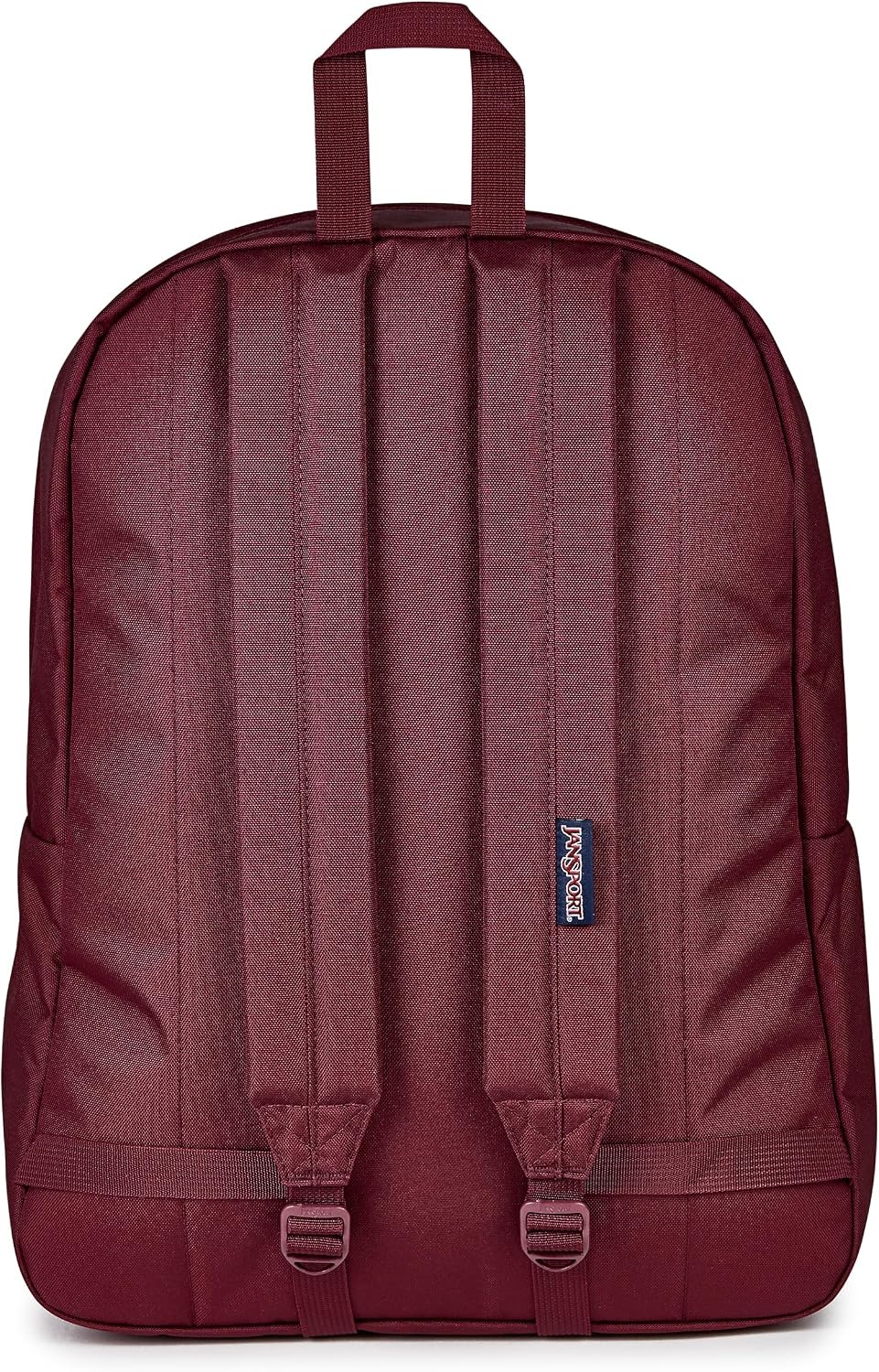 image:imageJanSport SuperBreak One Backpack Navy Durable Lightweight Bag with 1 Main Compartment Front Utility Pocket with Builtin Organizer Premium BackpackCherry Lacquer